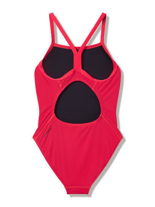 Speedo Endurance+ Logo Thinstrap Παιδικό Μαγιό Ολόσωμο Κοραλί Speedo Endurance+ Logo Thinstrap Παιδικό Μαγιό Ολόσωμο Κοραλί