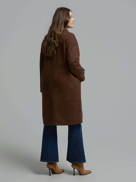 Palton Dama Maro 8603.4031.N-brown