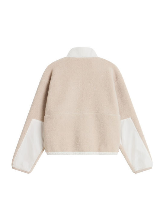 Полар Дамска Жилетка Timeless Taupe-White Dune