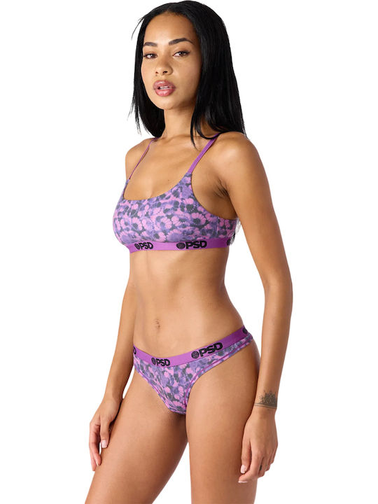 Women's Sports Bra Black with Lining and Light Padding