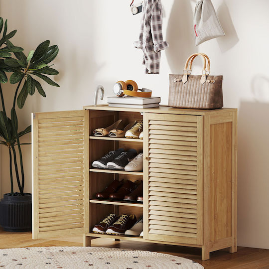 Bamboo Shoe Organizer 80x35x80cm