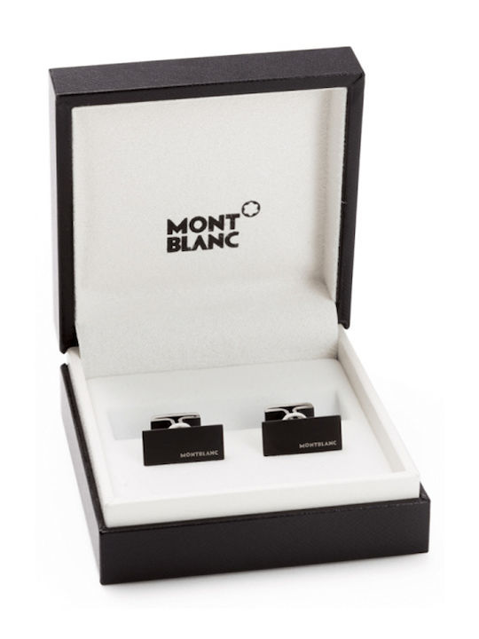 MontBlanc Twins Butoni din Oțel în Culoare Neagră MontBlanc Twins Butoni din Oțel în Culoare Neagră
