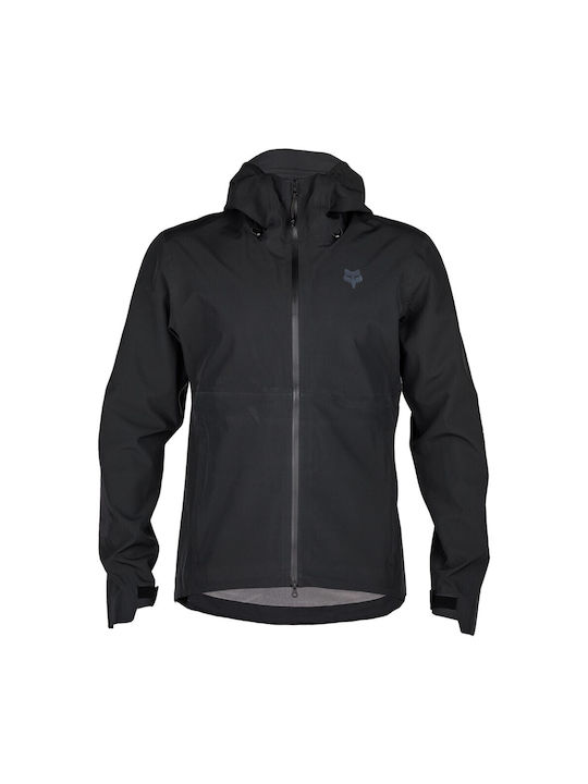 Fox Defend Men's Waterproof Cycling Windbreaker Jacket Long Sleeve Black