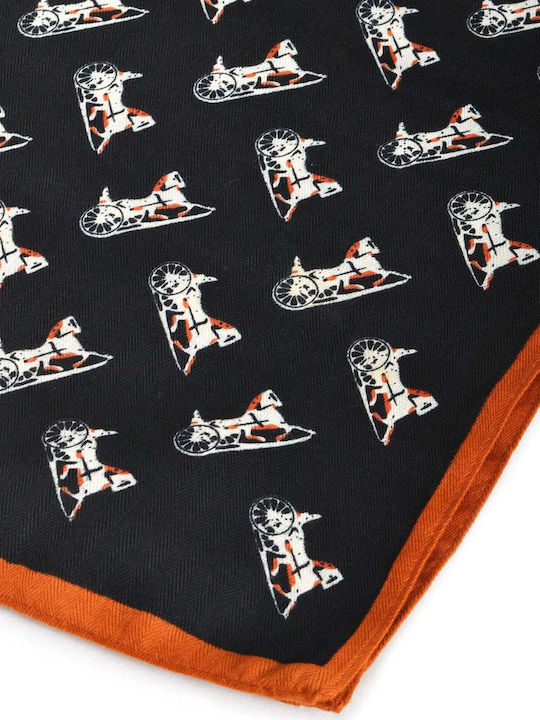 Mat Fashion Дамско Черно Фуларе
