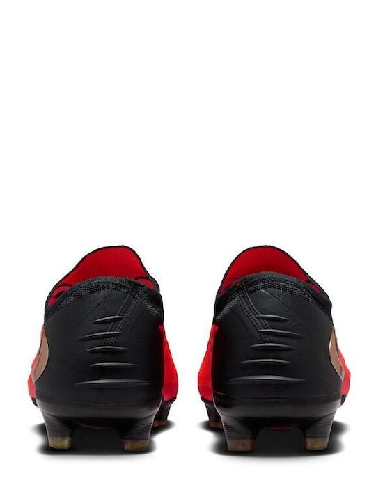 Elite Phantom 6 Low Elite FG Football Shoes with Cleats Red