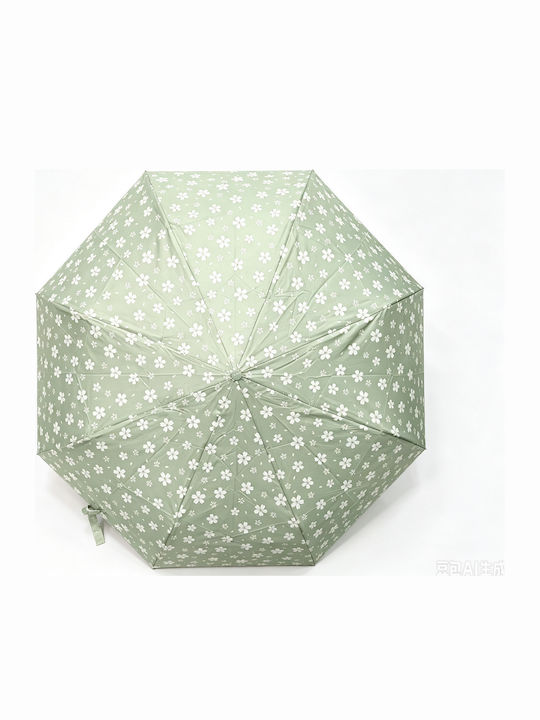 Intimonna Windproof Automatic Compact Green Umbrella Intimonna Windproof Automatic Compact Green Umbrella