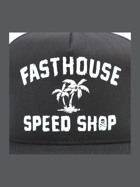 Fasthouse Stoffartiges Herrenhut Schwarz