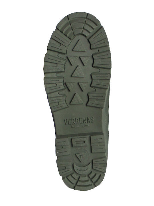 Damen Gummistiefel mit Pelz Schwarz