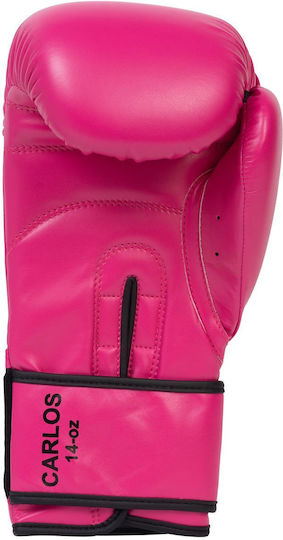 Benlee Carlos Boxing Gloves from Synthetic Leather for Competition Pink