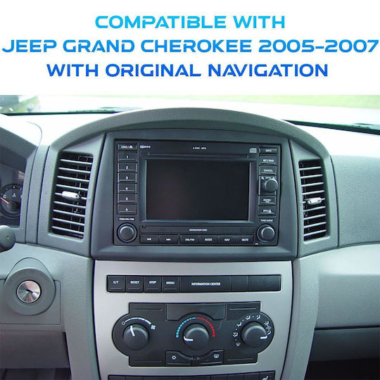 Lenovo Car Audio System for Jeep Grand Cherokee 2005-2007 (Bluetooth/USB/WiFi/GPS/Apple CarPlay/Android Auto) with 10" Touch Screen