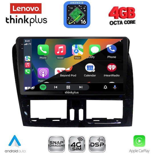 Lenovo Car Audio System for Volvo XC 60 2009-2017 Bluetooth USB WiFi GPS Apple CarPlay Android Auto with 9" Touch Screen