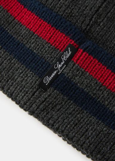 Beanie Unisex Strickmütze in Grau Farbe