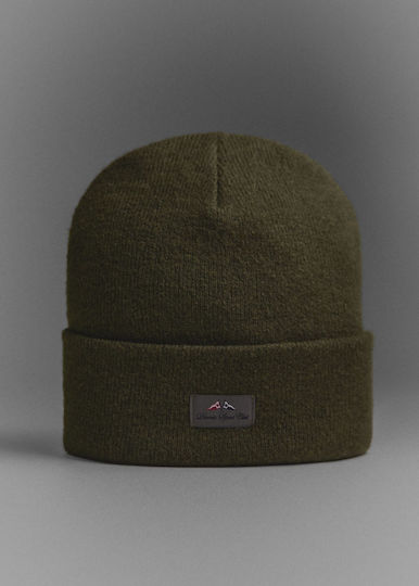 Beanie Unisex Strickmütze in Khaki Farbe