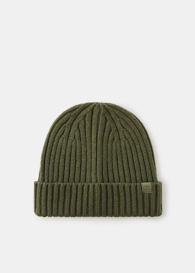 Beanie Unisex Knitted Beanie in Khaki Colour
