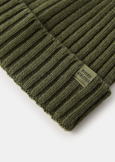 Beanie Unisex Knitted Beanie in Khaki Colour