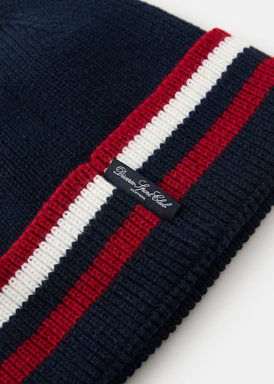 Beanie Unisex Σκούφος Πλεκτός σε Κόκκινο χρώμα