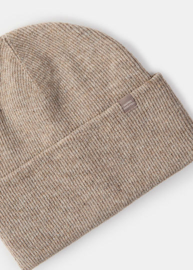 Unisex Beanie Strickmütze in Braun Farbe