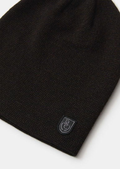 Unisex Beanie Strickmütze in Braun Farbe