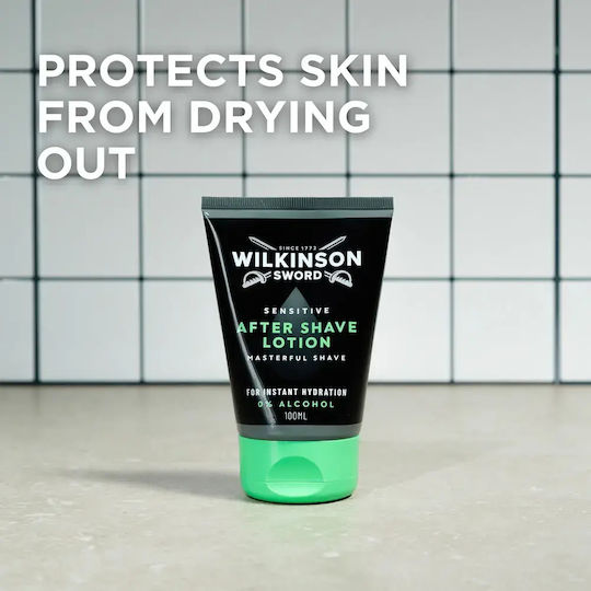 Wilkinson Sword After shave Loțiune pentru piele sensibilă fără alcool 100ml