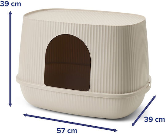 Savic Τουαλέτα Γάτας Καφέ Μ57 x Π39 x Υ39cm