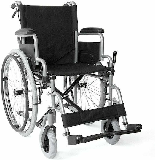 Vita Orthopaedics 09-2-032 VT404 Scaun cu Rotile Pliabil Tip Simplu Scaun cu Rotile din Aluminiu cu Frâne Escort 46cm 09-2-032