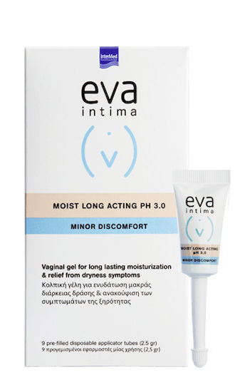 InterMed Eva Intima Moist Long Acting pH 3 Gel Hydration & Lubrication for the Intimate Area 9 x 2ml