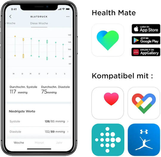 Withings Bundle Bpm Core Blutdruckmessgerät Bpm Core Reisetasche Kabellos
