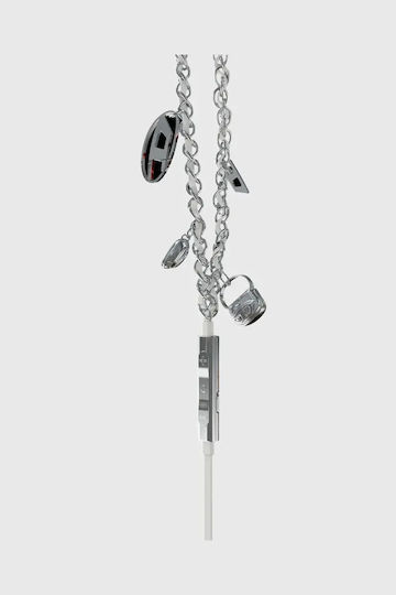 Diesel Căști In Ear Argintii DP0985-0PHIN-01