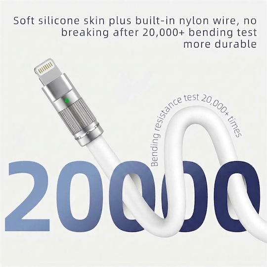 Leewello Leewello USB Typ-C Kabel Männlich Weiß 3m