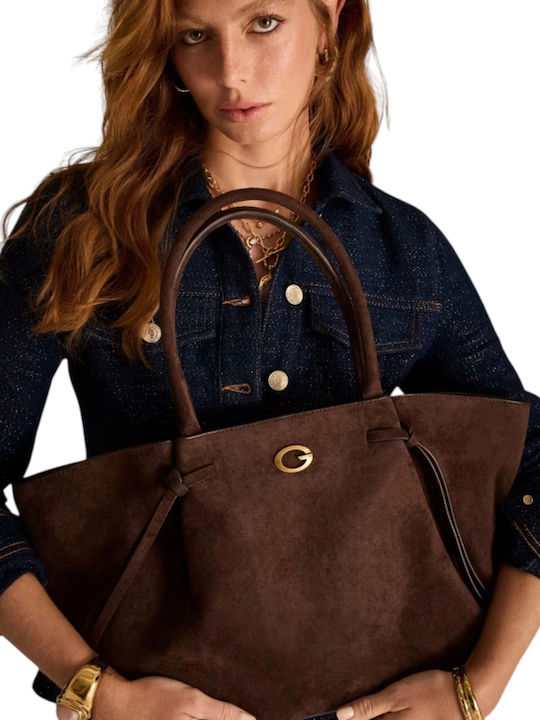 Allegra Knitted Women's Tote Bag Set Espresso