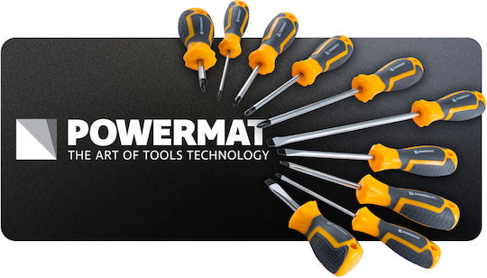 Powermat Set de 10 Șurubelnițe Magnetice de Precizie
