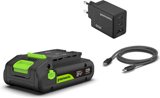 Greenworks Μπαταρία Εργαλείου 24V με Χωρητικότητα 2Ah