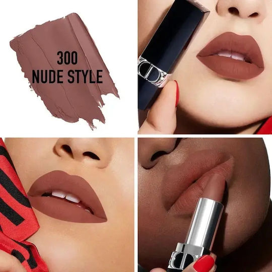 Dior Rouge The Refill Rujuri Refill 300 Nude Style 3.5gr