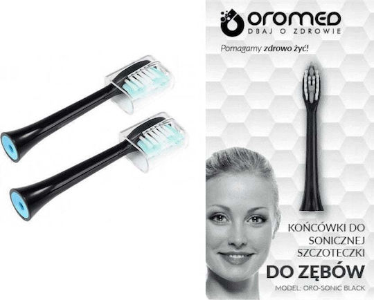 Oromed Replacement Heads for Electric Toothbrush 2pcs