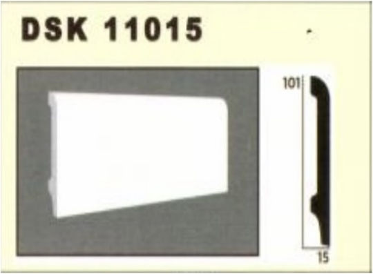 Wandmontiertes Dekoratives Profil Gipskarton 15x101mm Dsk 11015