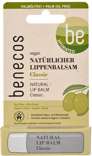 Benecos Lip Balm Classic Грижа за устни Балсам 4.5гр