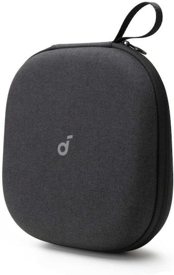 Husă de Transport pentru Căști Over-Ear Soundcore Neagră Husă Rezistentă EVA Protecție la Șocuri Apă Praf Husă Interioară pentru Cabluri Accesorii
