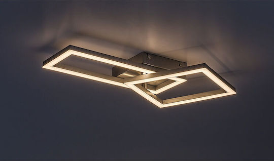 Rabalux Smart Deckenleuchte montieren 50cm Silber mit Integrierte LED