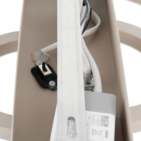 Globo Lighting Deckenleuchte Montieren Beige mit Integrierte LED