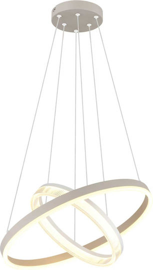 Globo Lighting Κρεμαστό Φωτιστικό Μπεζ
