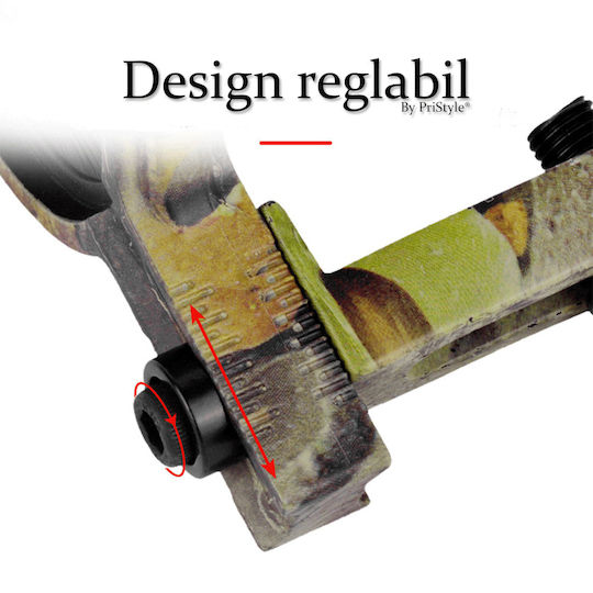 Suport Săgeată Whisker Biscuit Arc Compound Captură Completă Reglabil Montură Universală Perii Durabile Vânătoare Țintă Camuflaj Design Pristyle