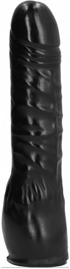 All Black Realistischer Dildo Schwarz 20 cm