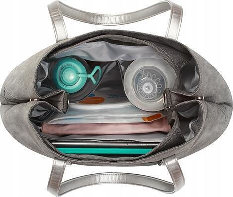 Babyono Shoulder/Hand Diaper Bag Gray