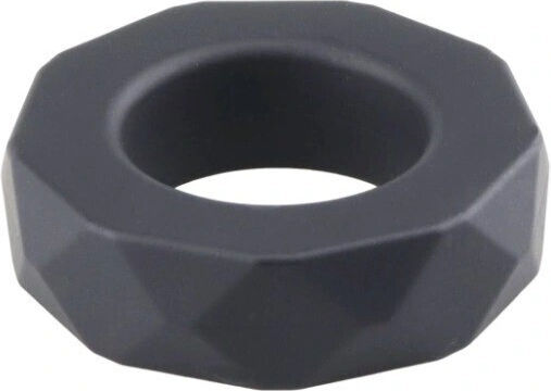 Guilty Toys Cock Ring No.2 Liquid Silicone Black