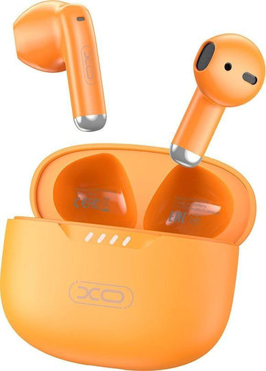 XO G50 Earbud Căști Bluetooth Handsfree cu Husă de Încărcare Portocalii