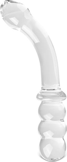 CyprusLoveShop Glass Dildo Glass Dildo Transparent 20cm