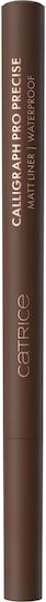 Catrice Cosmetics Calligraph Pro Precise Matt Водоустойчив и Дълготраен Течен Очна линия 020 Еспресо Кафяв 1ml