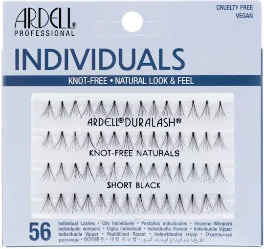 Ardell Individual Knot-Free Naturals Short Black False Eyelashes 56 Pieces