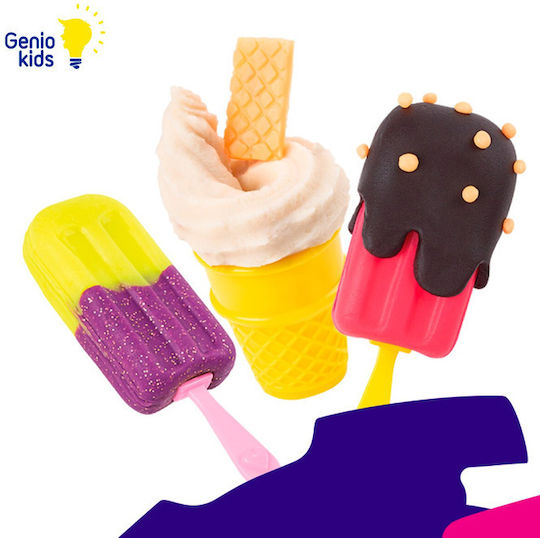 Genio Kids Atelier De Înghețată Casetă Aluat De Modelare Colorat Pentru 3+ Ani