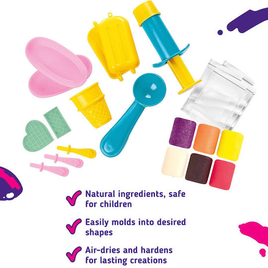 Genio Kids Atelier De Înghețată Casetă Aluat De Modelare Colorat Pentru 3+ Ani